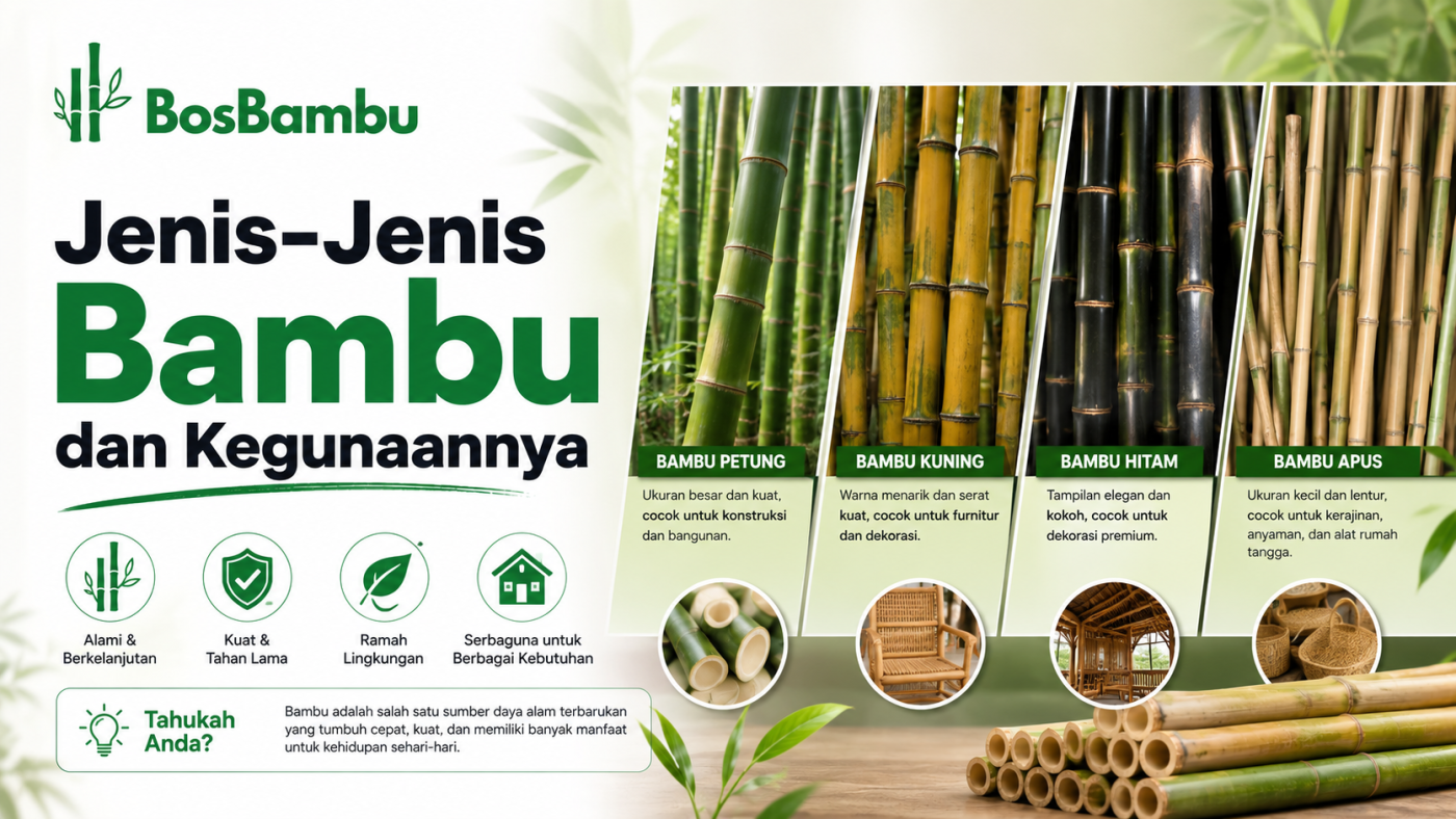 Jenis-Jenis Bambu dan Kegunaannya - Artikel BosBambu