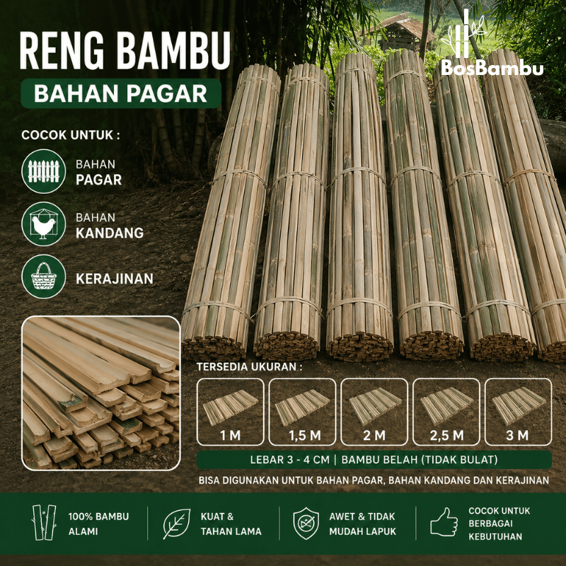 Reng Bambu - Produk BosBambu
